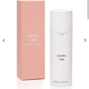 Hatch Down, Girl Soothing Leg + Foot Relief - Pink and White